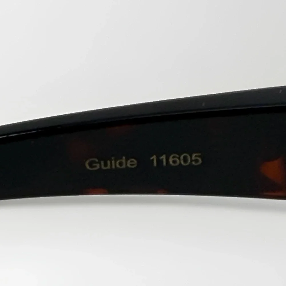 Bollé Guide 11605 Polarized Sunglasses Brown Tortoise Wraparound Frames